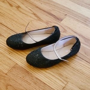 link Shoes - Young Girl Black "Sparkling " Dress Shoe link Shoes - Young Girl Black "Sparkling " Dress Shoe